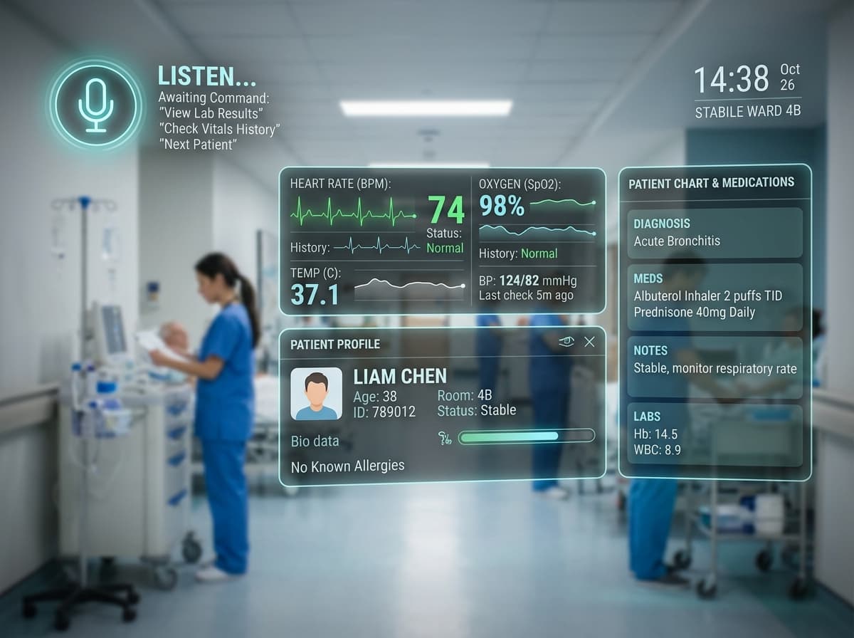 Unifycare-SmartGlass (Android XR) interface preview